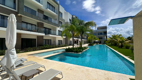 Cana Cove pool with loungers